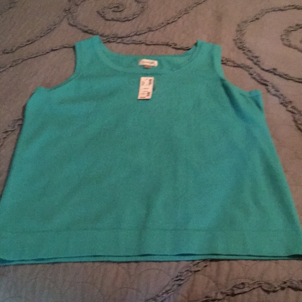 Shell and cardigan
